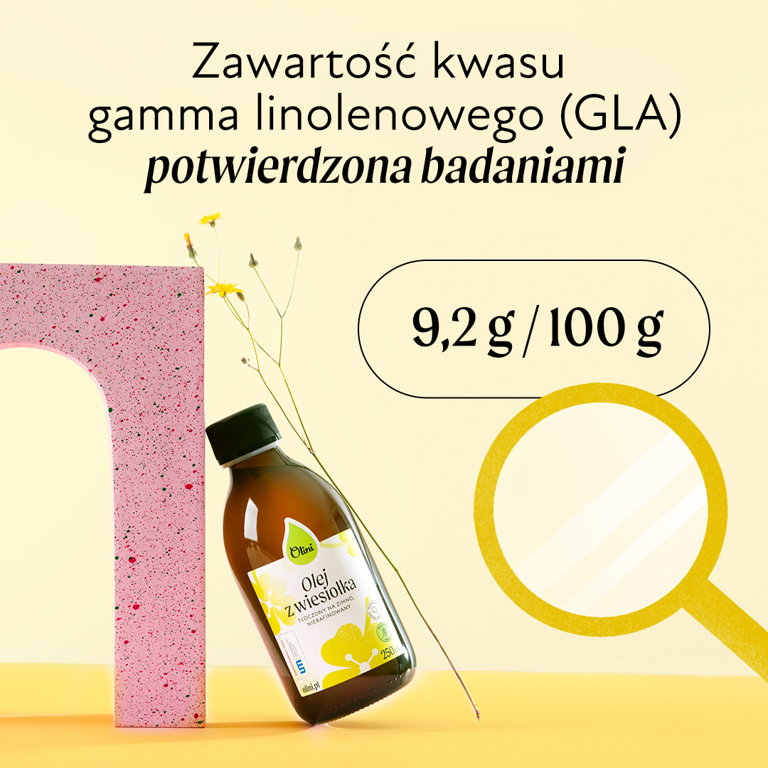 Olej z wiesiołka Olini tłoczony na zimno
