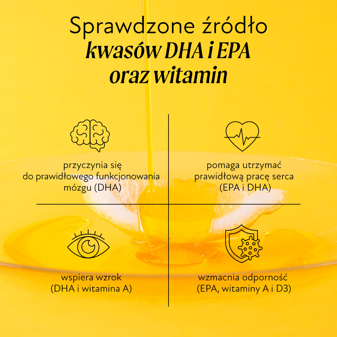 Tran o smaku cytrynowym Olini