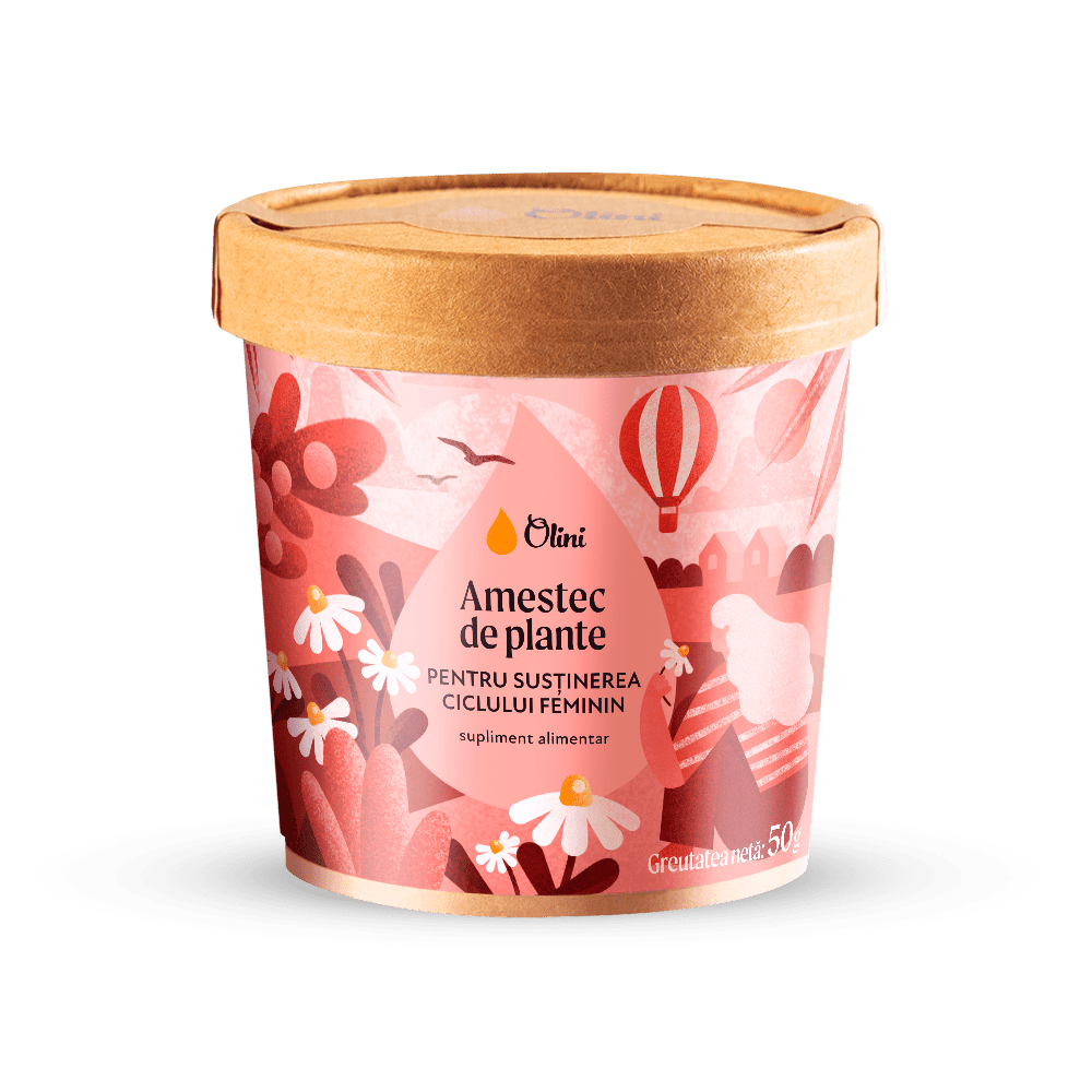 Mieszanka ziołowa wspierająca kobiecy cykl Olini