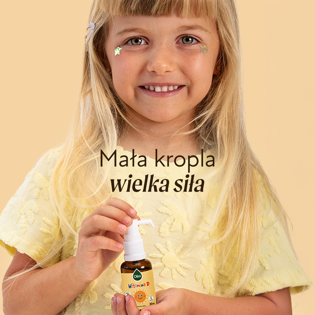 Witamina D dla dzieci i niemowląt Olini
