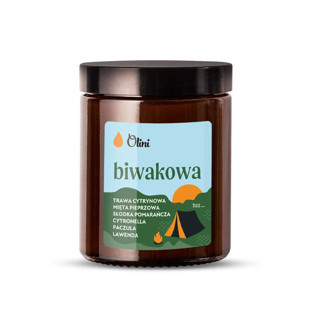 Świeca sojowa Biwakowa Olini