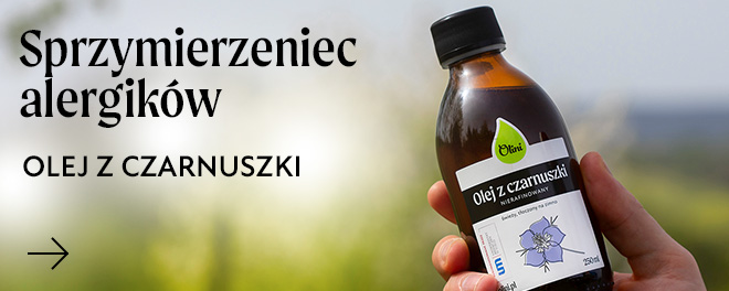Olej z czarnuszki Olini - sprzemierzeniec alergików