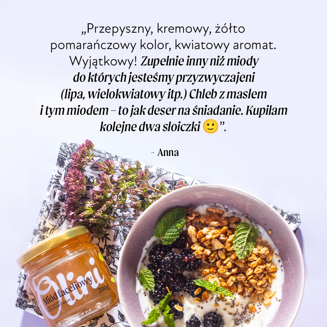Miód faceliowy Olini
