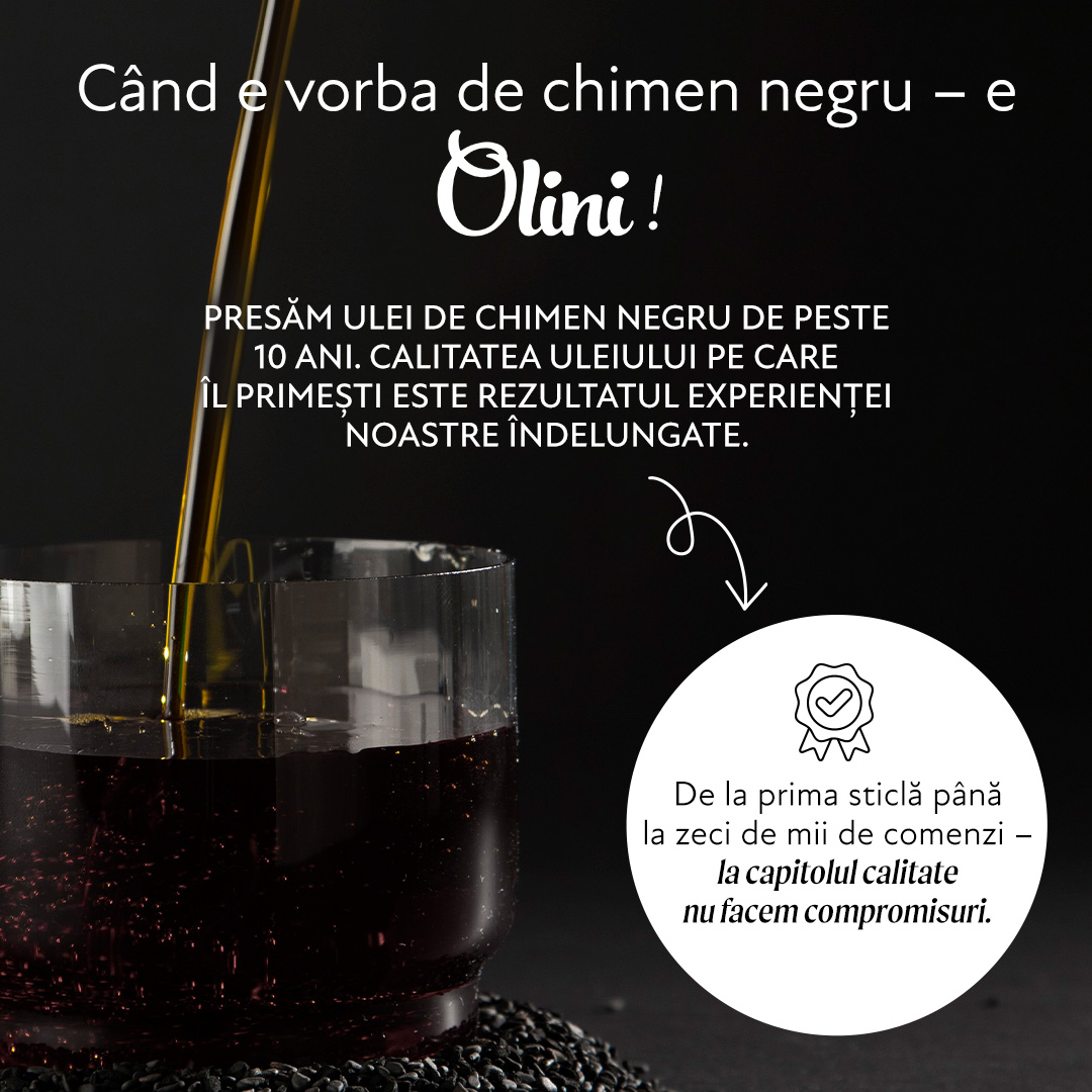 Ulei de chimen negru Olini presat la rece