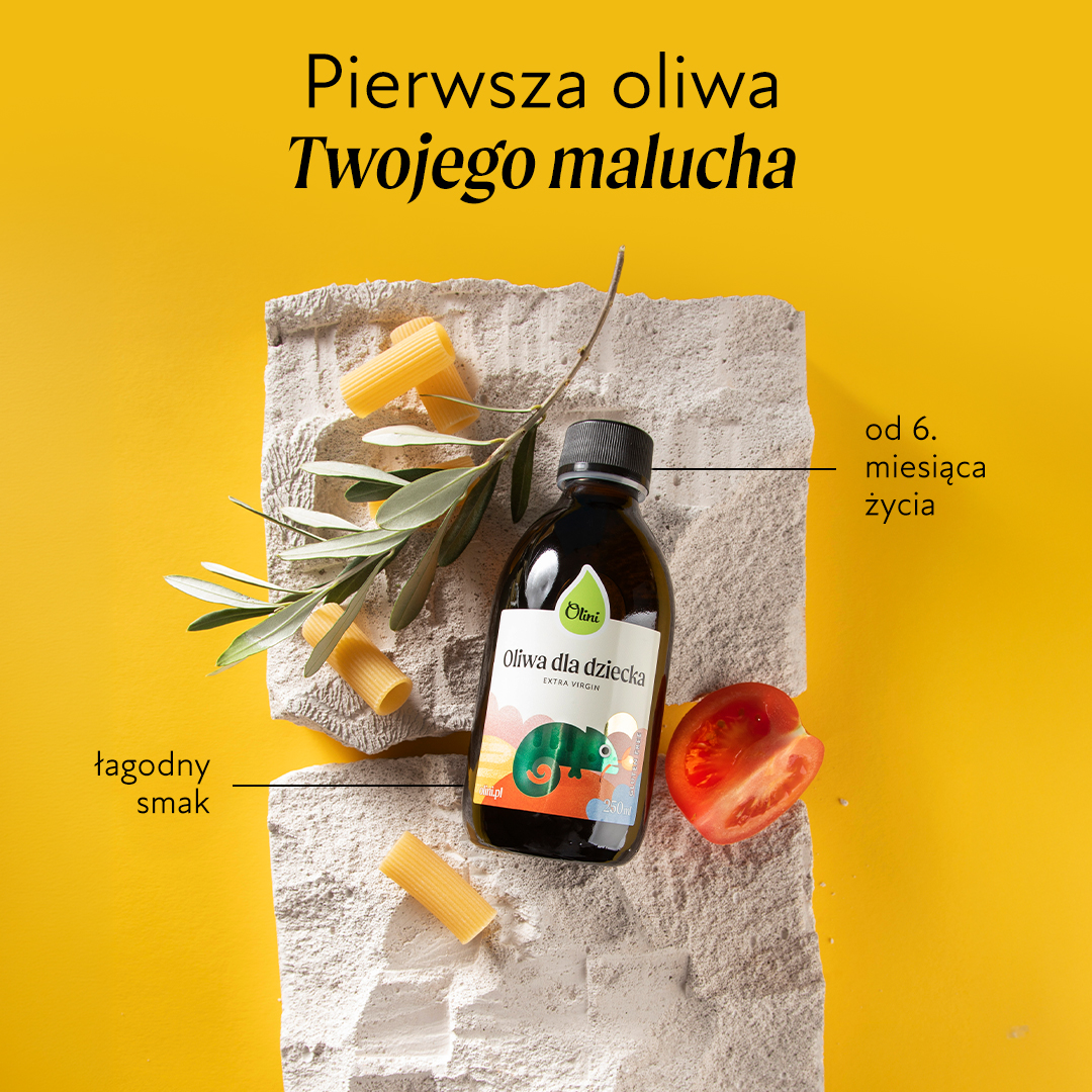Oliwa z oliwek dla dzieci Olini