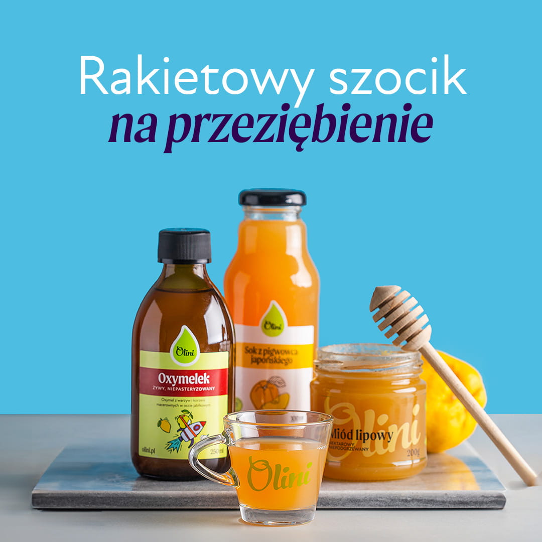 Oxymelek z sokiem owocowym i miodem