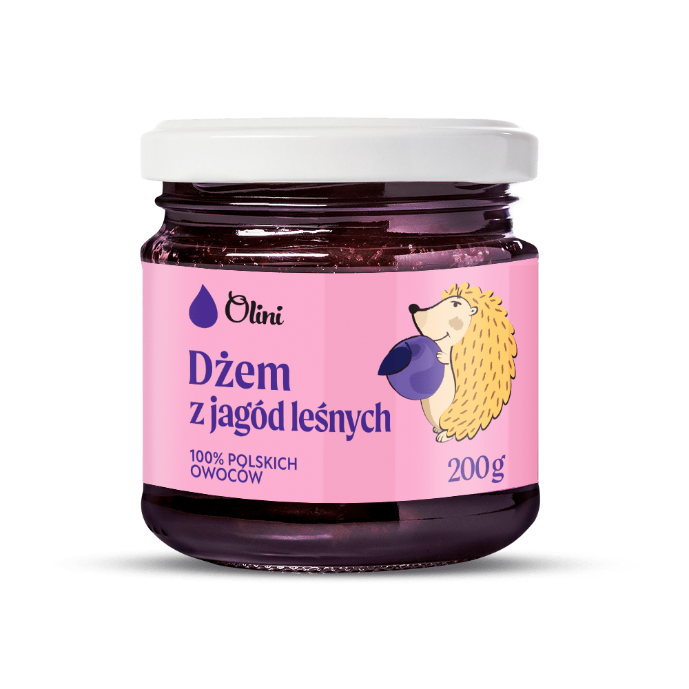 Dżem z jagód leśnych dla dzieci Olini