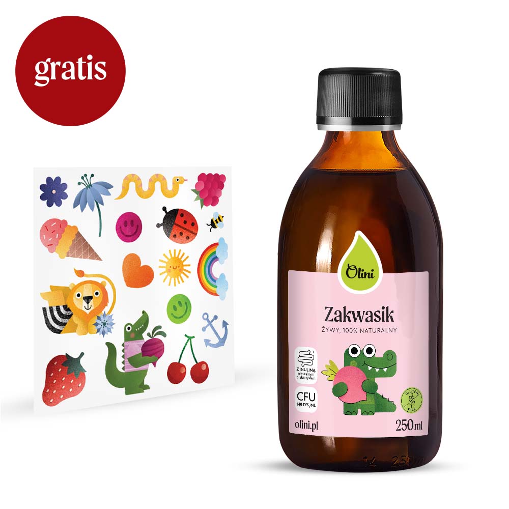 Zakwasik z Tatuażami Super Mocy GRATIS Olini