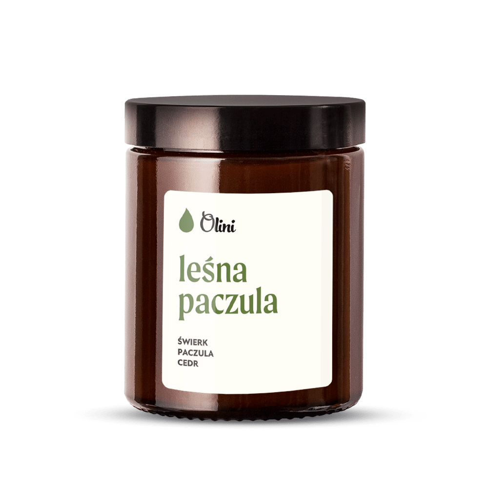 Świeca sojowa Leśna Paczula Olini
