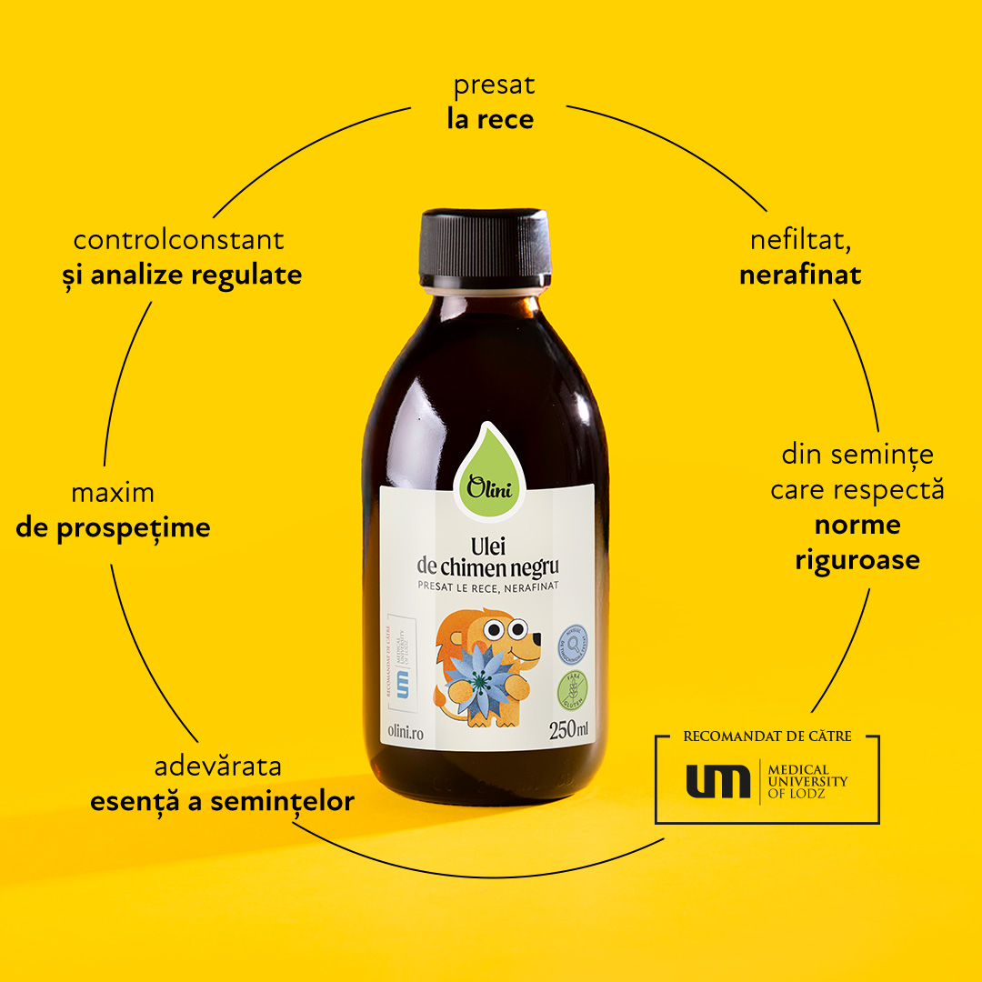 Ulei de chimen negru pentru copii Olini