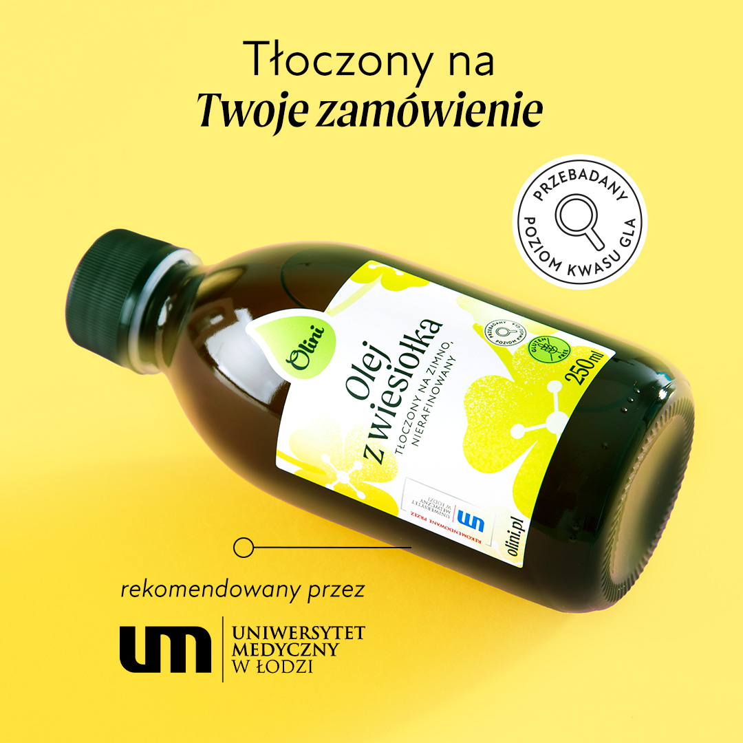 Olej z wiesiołka Olini tłoczony na zimno