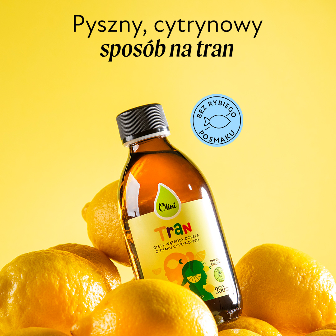 Tran o smaku cytrynowym Olini