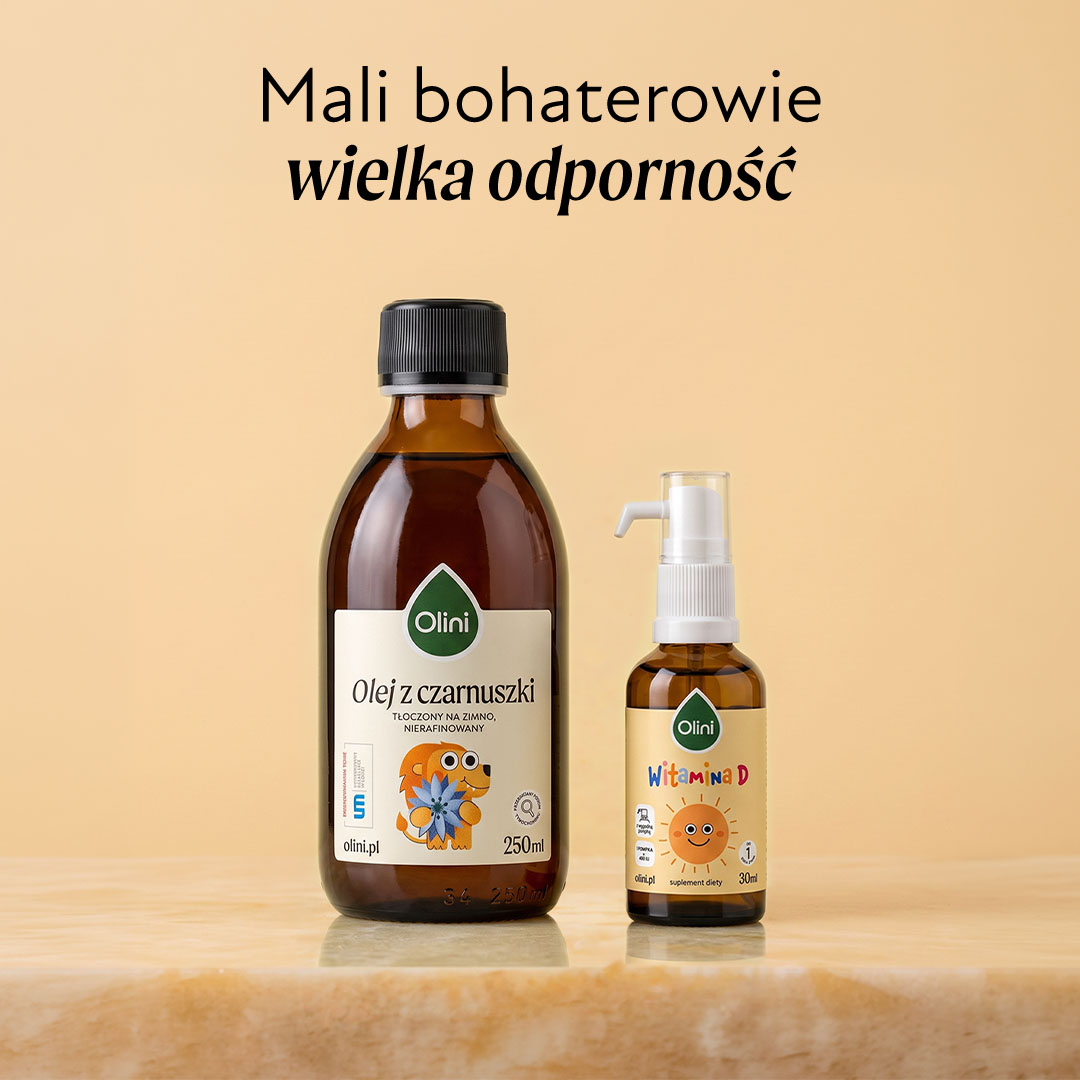 Olej z czarnuszki z witaminą D