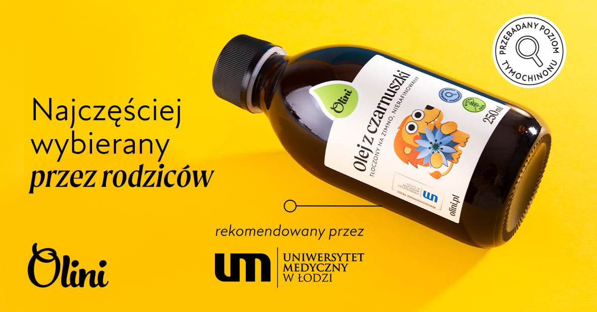 Olej z czarnuszki dla dzieci - właściwości i zastosowanie. Od kiedy i jak podawać?