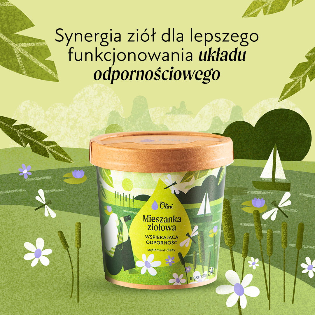 Mieszanka ziołowa wspierająca odporność Olini