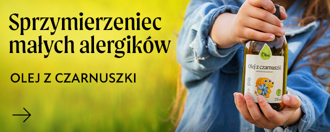 Olej z czarnuszki z lwem Olini