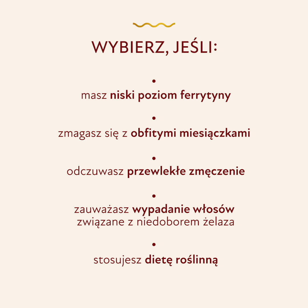 Żelazo z witaminą C, laktoferyną i kwasem foliowym