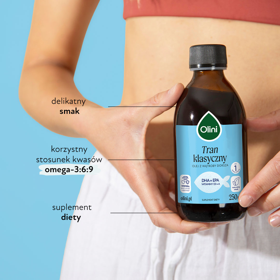 Tran z wątroby dorsza Olini