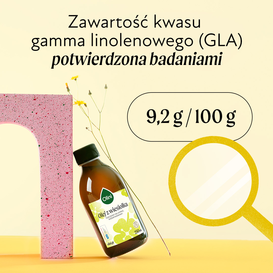 Olej z wiesiołka Olini tłoczony na zimno