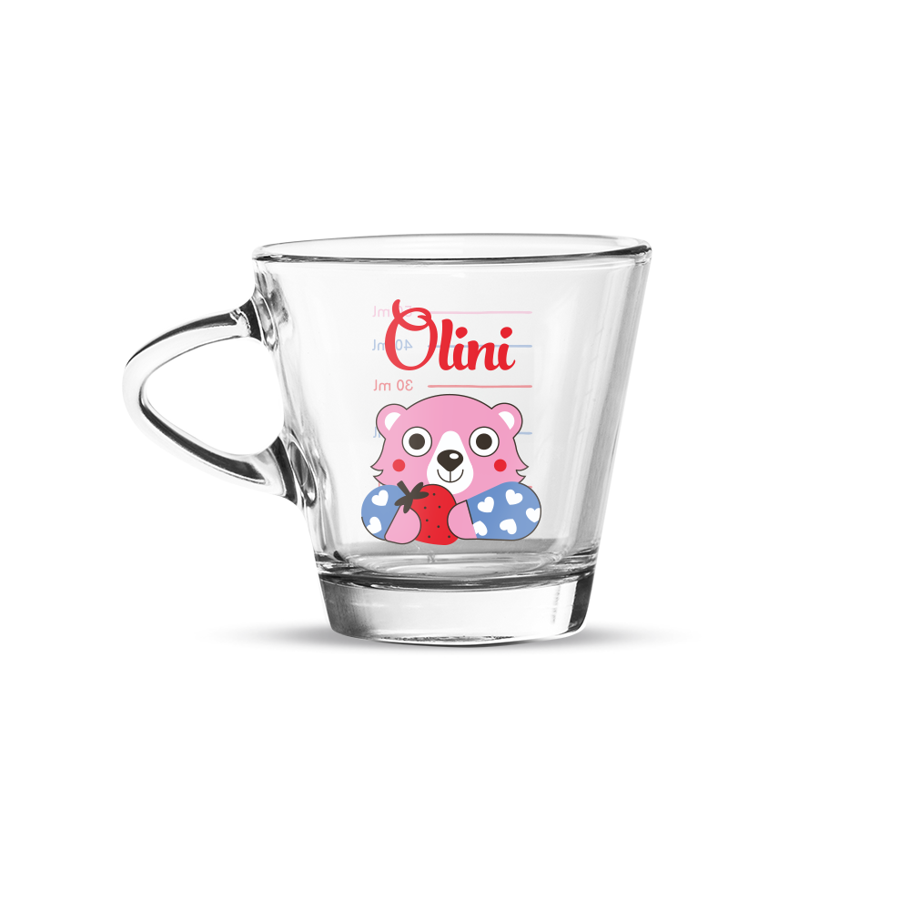 Szklaneczka z misiem Olini