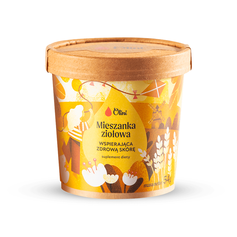 Mieszanka ziołowa wspierająca zdrową skórę Olini