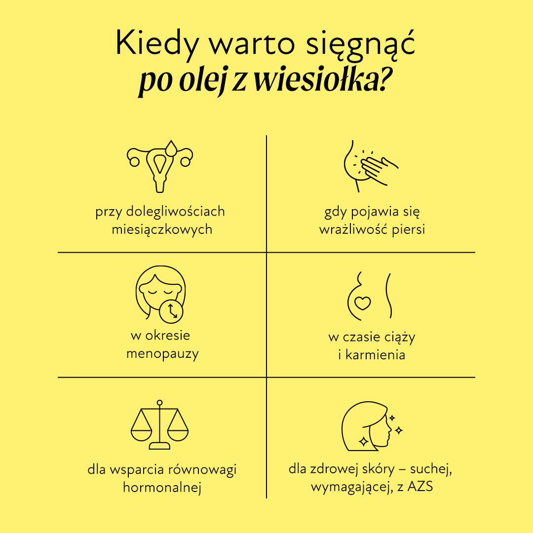 Olej z wiesiołka Olini tłoczony na zimno