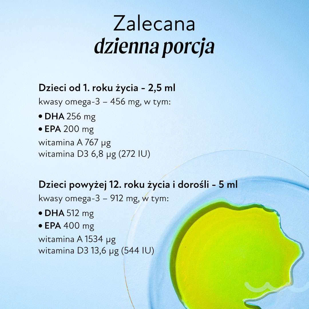 Tran z wątroby dorsza Olini