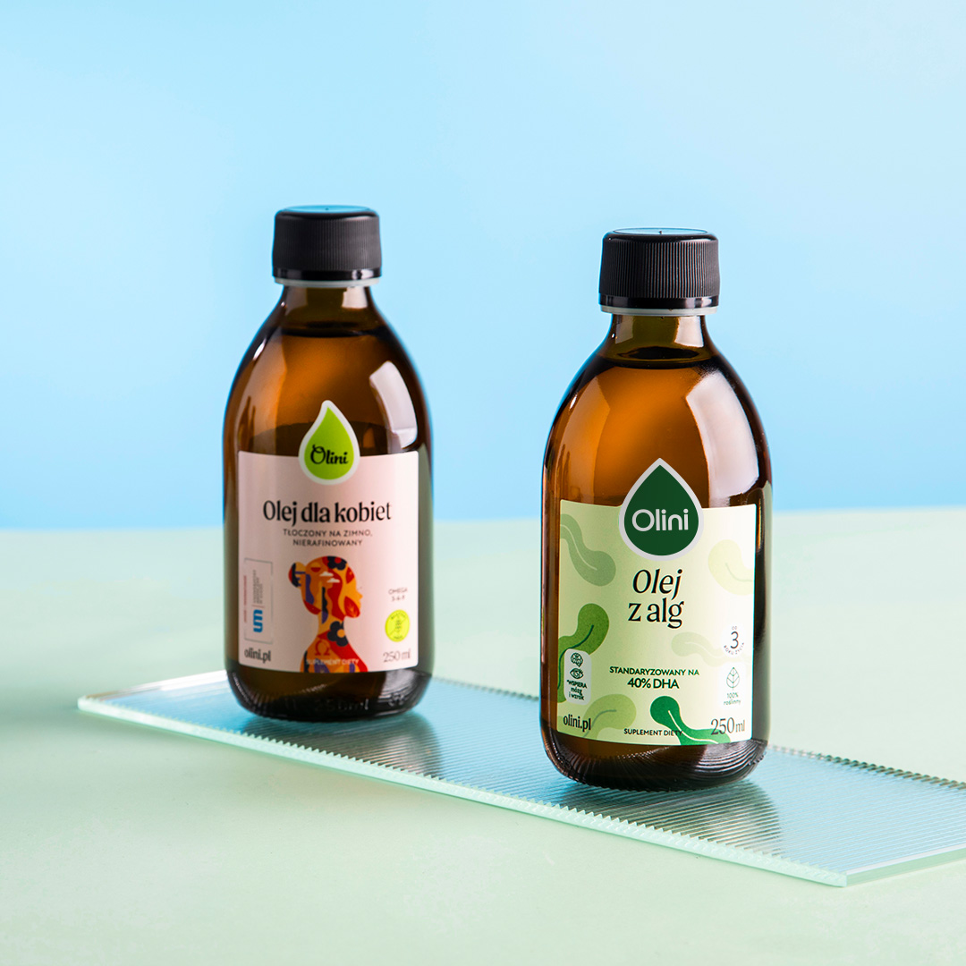 Olej z alg z olejem dla kobiet