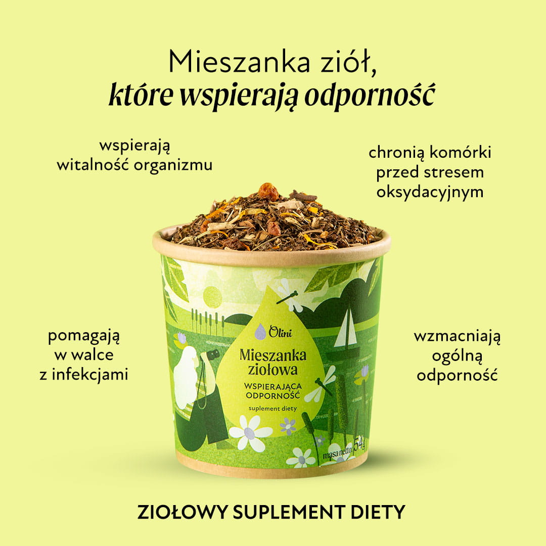Mieszanka ziołowa wspierająca odporność Olini