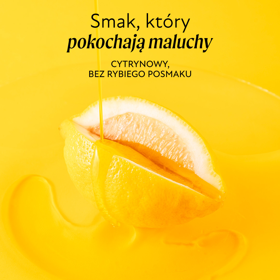 Tran o smaku cytrynowym Olini