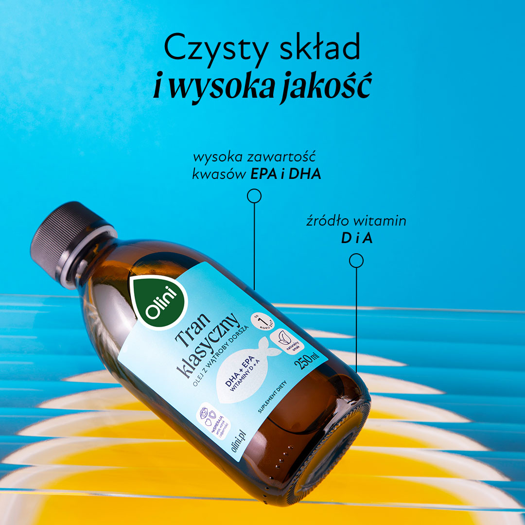 Tran jako naturalne źródło witamin A i D