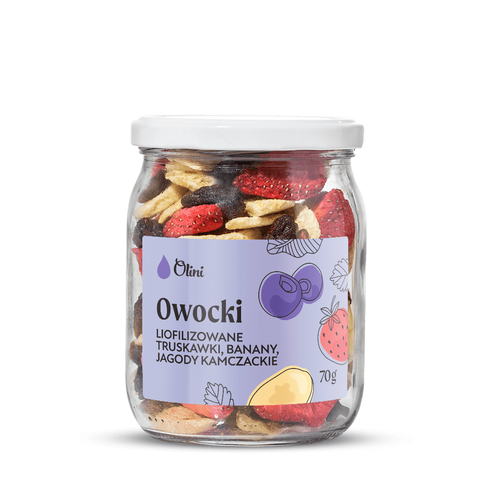 Owocki liofilizowane MIX Olini