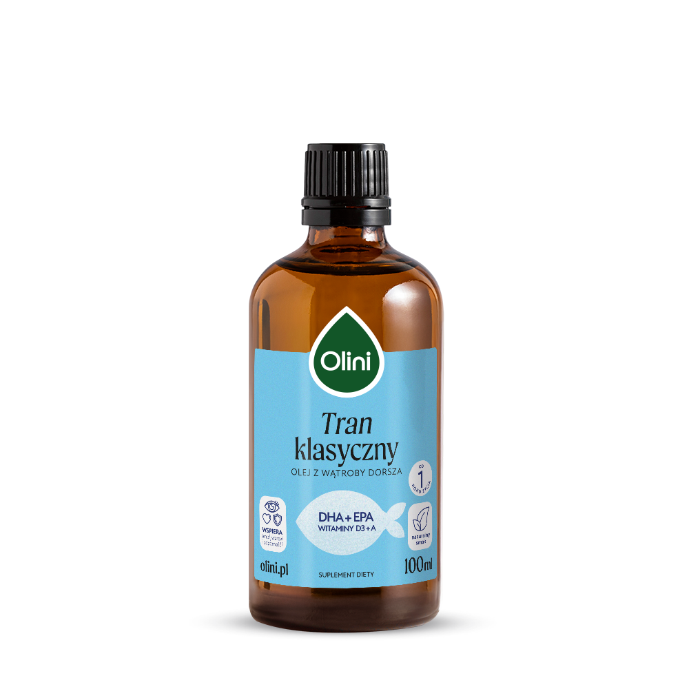 Tran z wątroby dorsza Olini