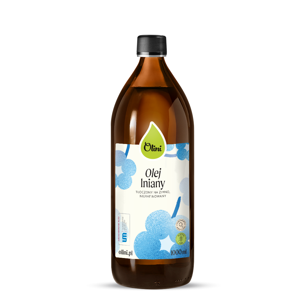 Olej lniany Olini tłoczony na zimno